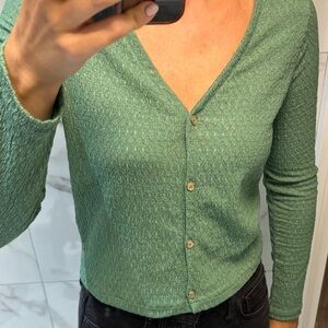 Madewell Crinkled Cardigan